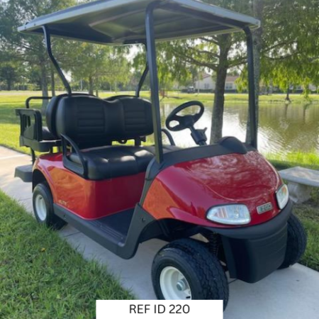 2021 E-Z-GO RXV ELITE 4 PASSENGER - RED