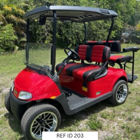 2020 E-Z-GO RXV ELITE RED FLIP TO GOLF