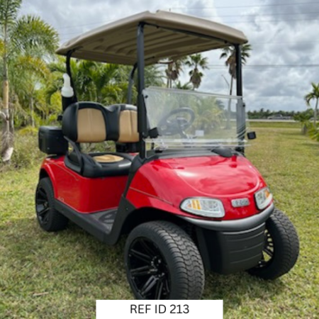 2021 E-Z-GO RXV ELITE RED FLIP TO GOLF