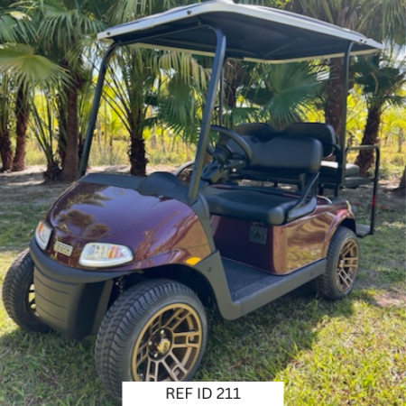 2021 E-Z-GO RXV ELITE - BURGUNDY