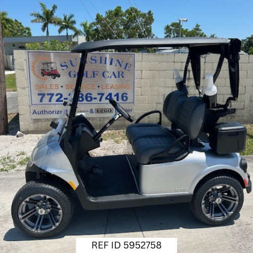 2026 E-Z-GO RXV Elite Platinum with enclosure and premium features