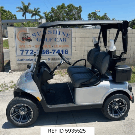 2026 E-Z-GO RXV Elite Platinum with enclosure and premium features