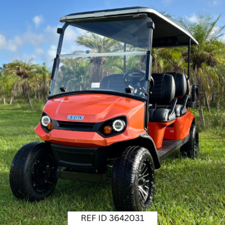 2025 E-Z-GO EXPRESS L6 ELITE - SOLAR FLARE LIMITED EDITION COLOR