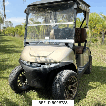 2026 E-Z-GO RXV2 Elite golf cart in Almond at Sunshine Golf Car