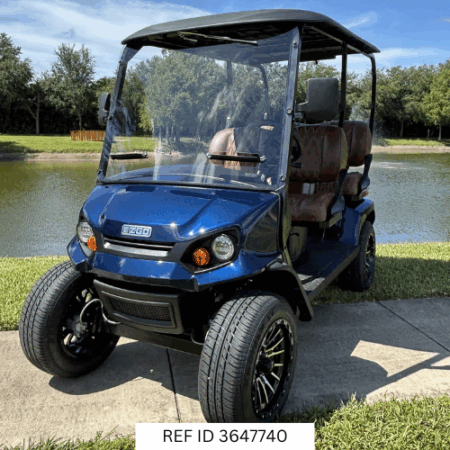 2025 E-Z-GO Liberty LSV Patriot Blue Street Legal Golf Cart with Signature Seats