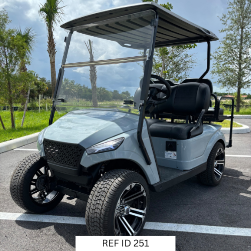 2019 E-Z-GO TXT ELiTE with storm body and upgraded tires