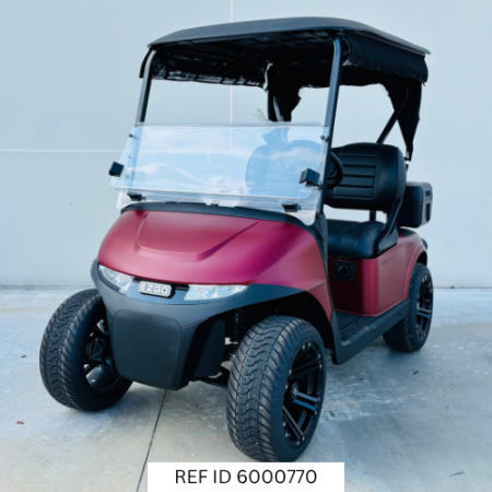 2027 E-Z-GO RXV2 ELiTE – Matte Vegas Red