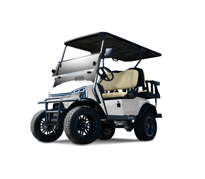 105AhLithiumBattery-14BlackAluminumRim-TanDiamondSeat-White